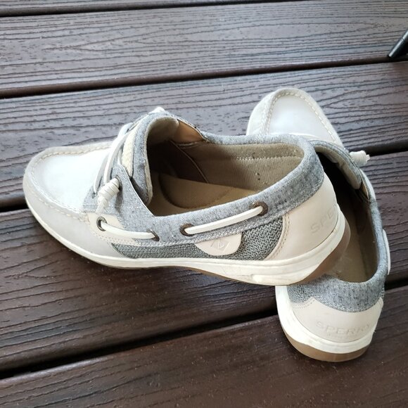 EUC women's Sperry Top-sider Ivyfish charcoal size 8 - Picture 6 of 10